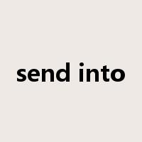 send into是什么意思