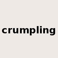 crumpling是什么意思