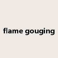 flame gouging是什么意思