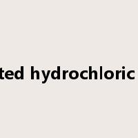diluted hydrochloric acid是什么意思
