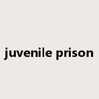 juvenile prison是什么意思