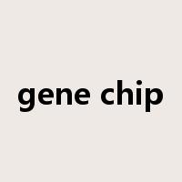 gene chip是什么意思