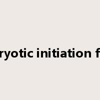 eukaryotic initiation factor是什么意思