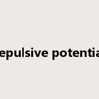 repulsive potential是什么意思