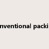 conventional packing是什么意思