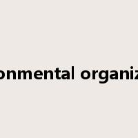 environmental organization是什么意思