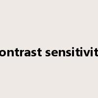 contrast sensitivity是什么意思