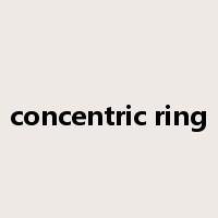 concentric ring是什么意思