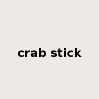 crab stick是什么意思