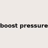 boost pressure是什么意思