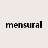 mensural是什么意思