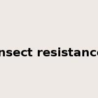 insect resistance是什么意思
