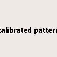 calibrated pattern是什么意思