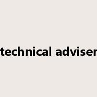 technical adviser是什么意思