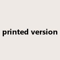 printed version是什么意思
