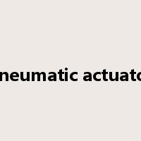 pneumatic actuator是什么意思