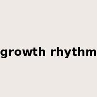 growth rhythm是什么意思