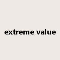 extreme value是什么意思
