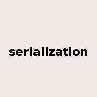 serialization是什么意思