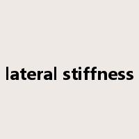 lateral stiffness是什么意思