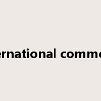 international commerce是什么意思