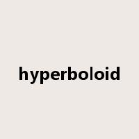 hyperboloid是什么意思