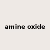 amine oxide是什么意思