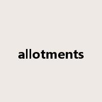 allotments是什么意思