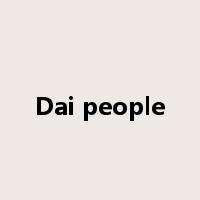 Dai people是什么意思