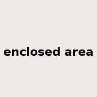 enclosed area是什么意思