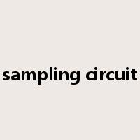 sampling circuit是什么意思