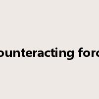 counteracting force是什么意思