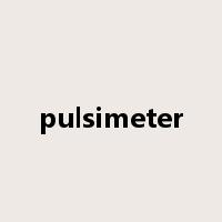 pulsimeter是什么意思