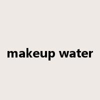 makeup water是什么意思