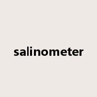salinometer是什么意思