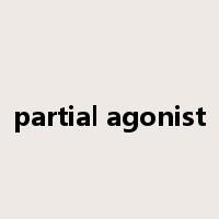 partial agonist是什么意思