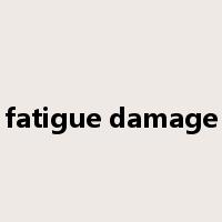 fatigue damage是什么意思