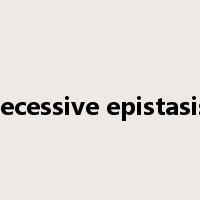 recessive epistasis是什么意思