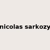 nicolas sarkozy是什么意思