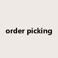 order picking是什么意思