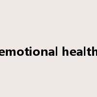 emotional health是什么意思