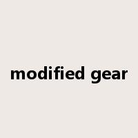 modified gear是什么意思