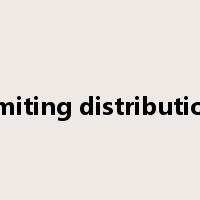 limiting distribution是什么意思