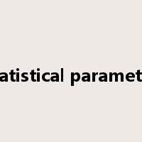 statistical parameter是什么意思