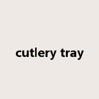 cutlery tray是什么意思
