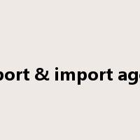export & import agent是什么意思
