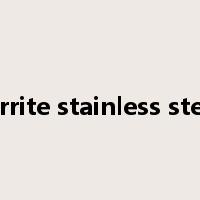 ferrite stainless steel是什么意思