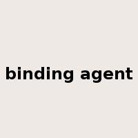 binding agent是什么意思