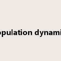 population dynamics是什么意思