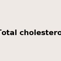 Total cholesterol是什么意思